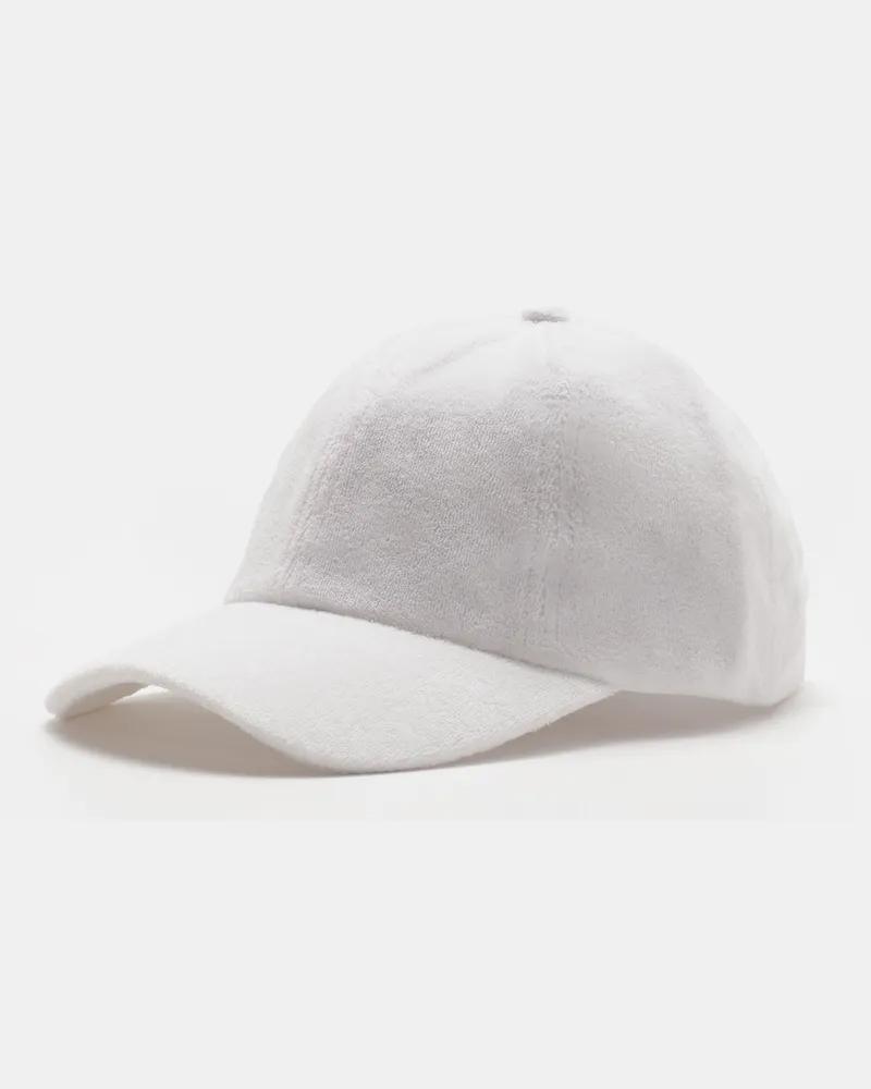 04651/ Herren - Frottee-Cap 'Oyster' weiß Weiß