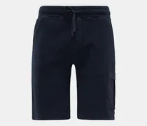 Herren - Fleece-Cargo-Shorts 'Oyster' navy