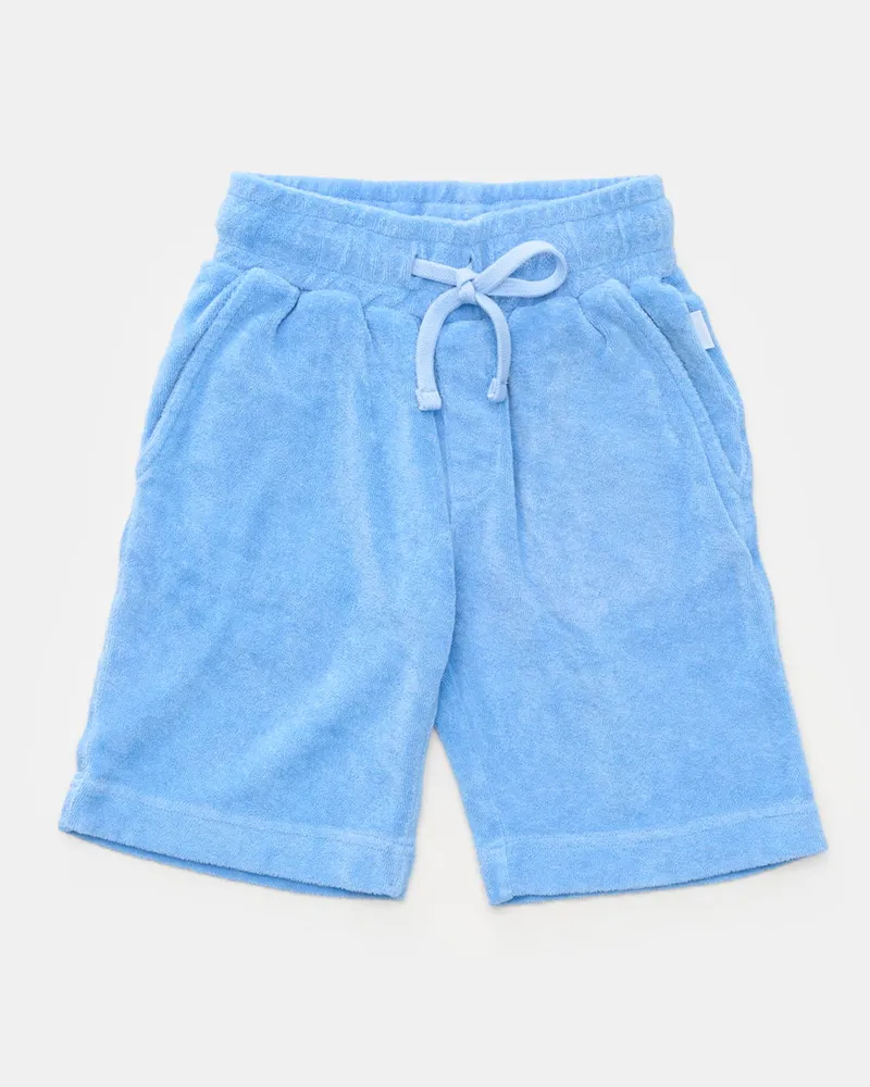 04651/ Herren - Kinder Frottee-Bermudas 'Kids Terry Bermuda' blau Blau