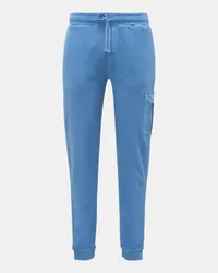 04651/ Fleece-Cargo-Sweathose 'Oyster' rauchblau Rauchblau