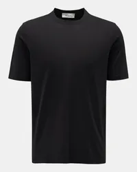 Filippo de Laurentiis Rundhals-T-Shirt schwarz Schwarz