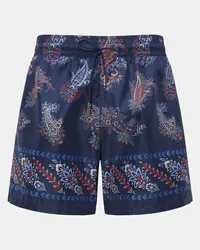 Etro Badeshorts navy/blau/rot Blau