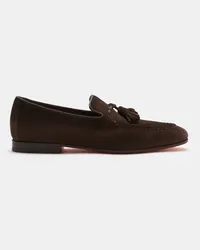 Santoni Tassel Loafer dunkelbraun Dunkelbraun