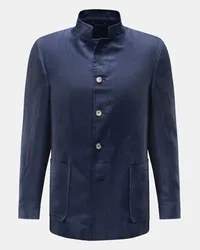 Giampaolo Viozzi Leinen Sakko navy Navy