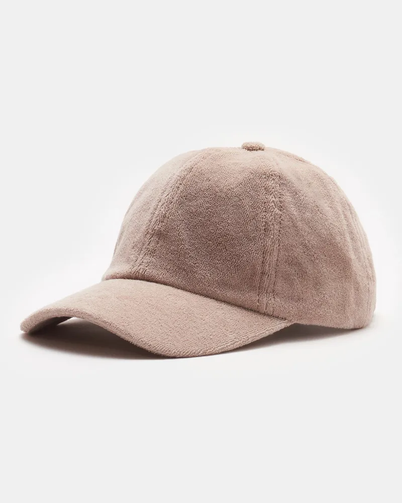 04651/ Herren - Frottee-Cap 'Oyster' beige Beige