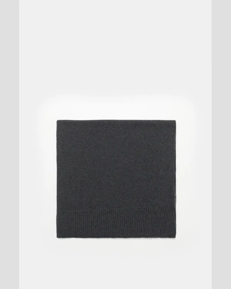 von BRAUN Herren - Cashmere Schal dunkelgrau Dunkelgrau
