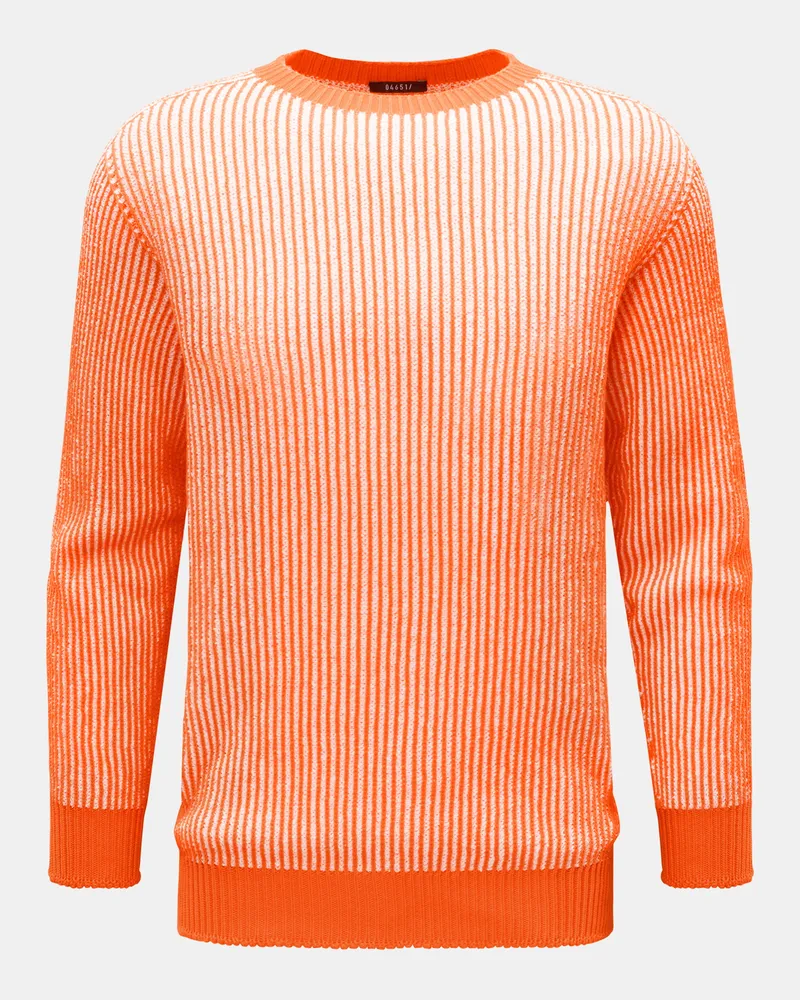 04651/ Herren - Wende-Rundhalspullover 'Reversible Crew' orange Orange