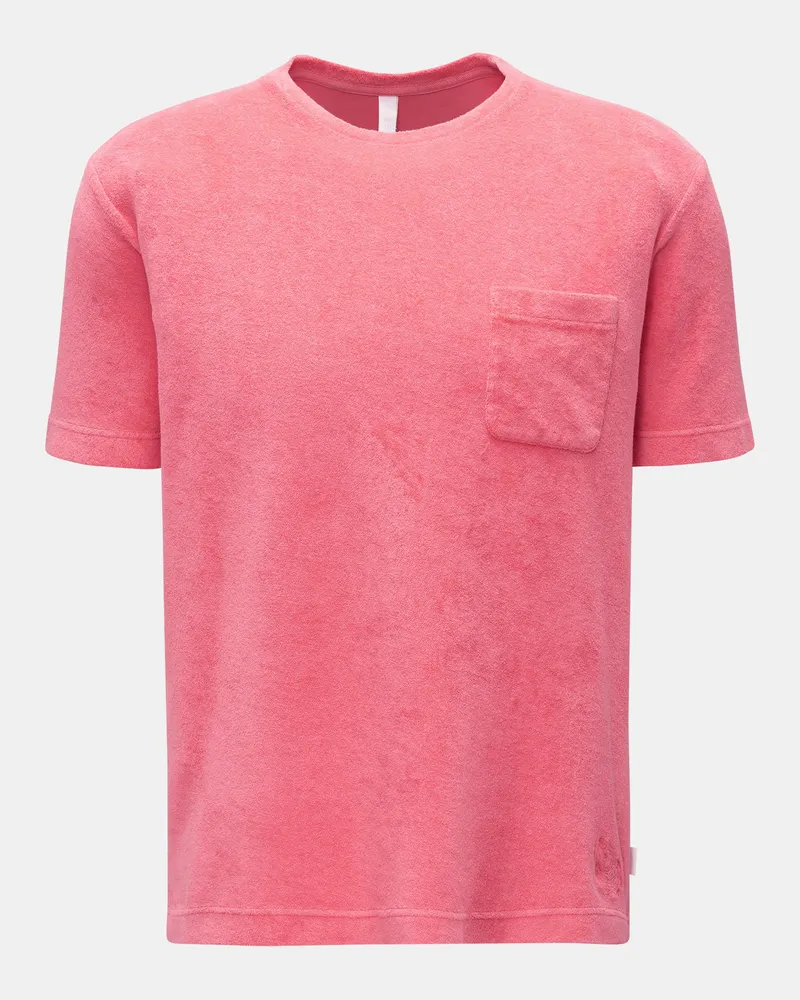 04651/ Herren - Frottee T-Shirt 'Terry Tee' koralle Koralle