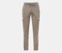 Herren - Cord Cargo-Jogpants beige