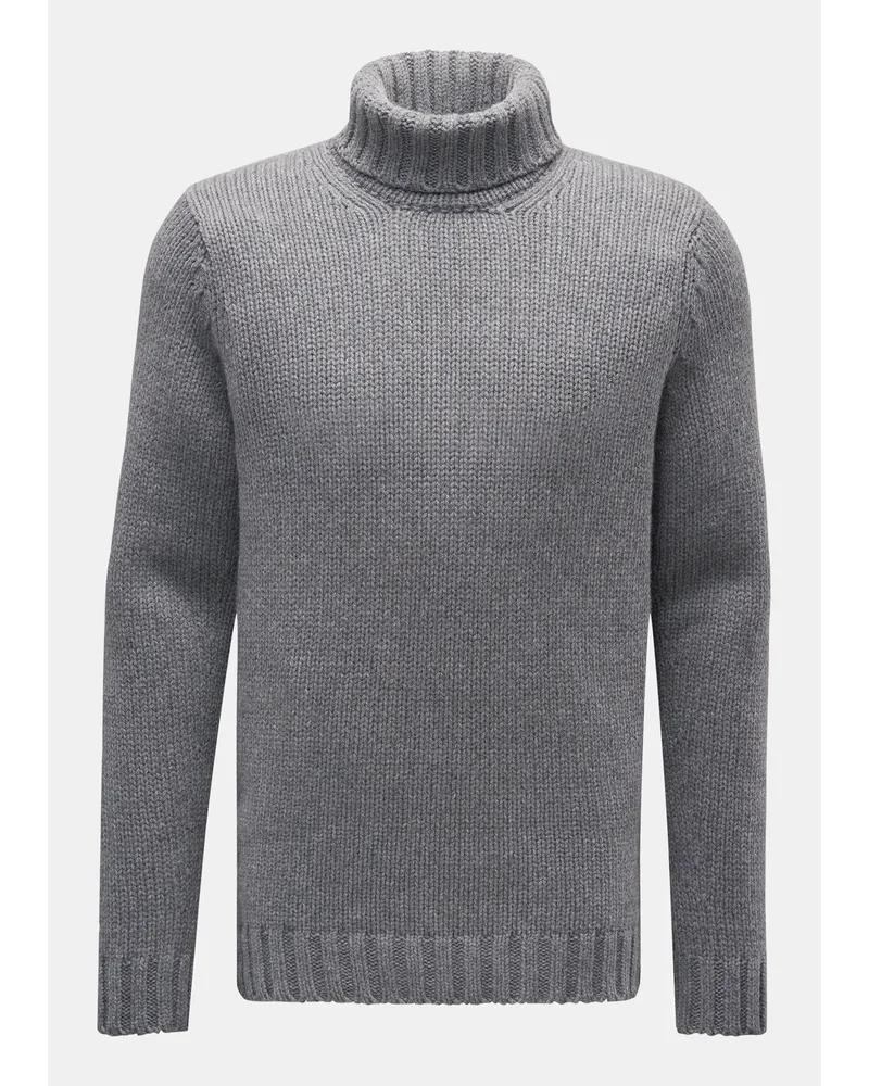 von BRAUN Cashmere Rollkragenpullover grau Grau