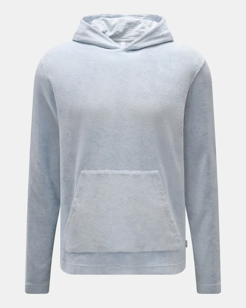 04651/ Herren - Kapuzenpullover 'Beach Hoodie' pastellblau Pastellblau