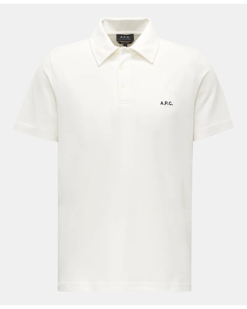 A.P.C. Poloshirt 'Austin' offwhite Offwhite