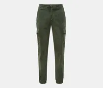 Herren - Cord Cargo-Jogpants grün