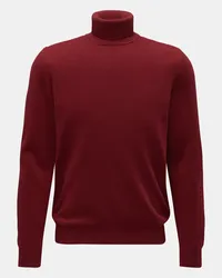 Fedeli Cashmere Rollkragenpullover 'Derby Slim' rot Rot