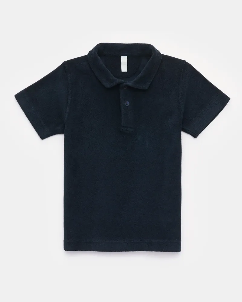 04651/ Herren - Kinder Frottee-Poloshirt 'Kids Terry Polo' navy Navy
