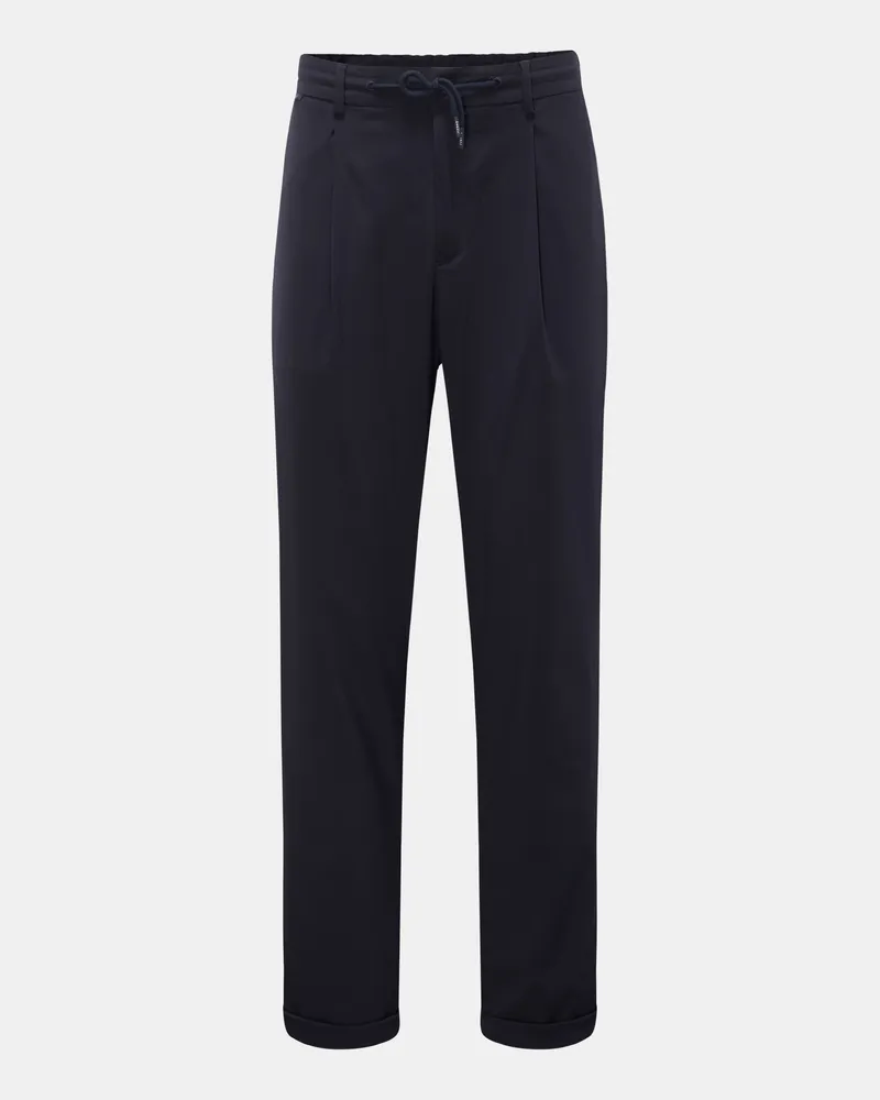 04651/ Herren - Woll-Joggpants navy Navy