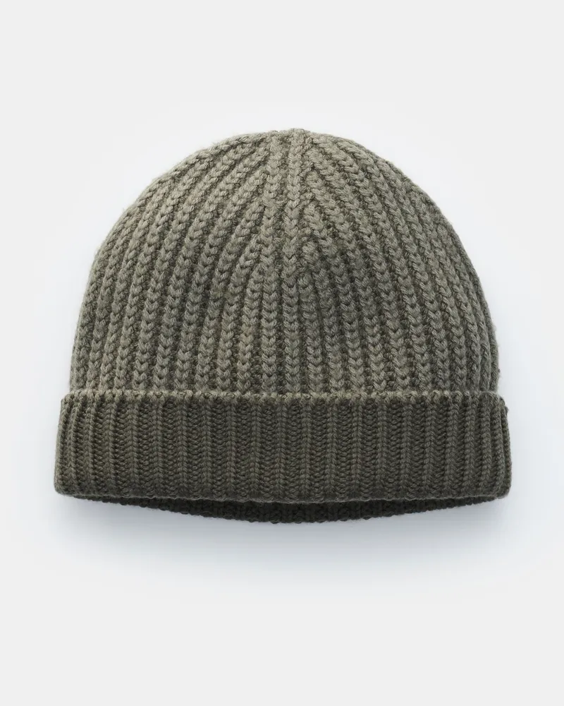 04651/ Herren - Wollmütze 'Foggy Hat' oliv Oliv