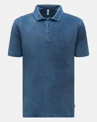 04651/ Frottee-Poloshirt 'Terry Polo' graublau Graublau