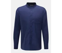 Oxfordhemd 'Vintage Oxford Collar Shirt' Grandad-Kragen dunkelblau