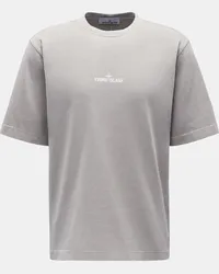 Stone Island Rundhals-T-Shirt 'Closed Loop Tinto Terra' grau Grau