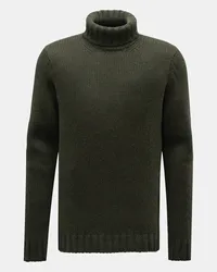 von BRAUN Cashmere Rollkragenpullover dark olive Dark