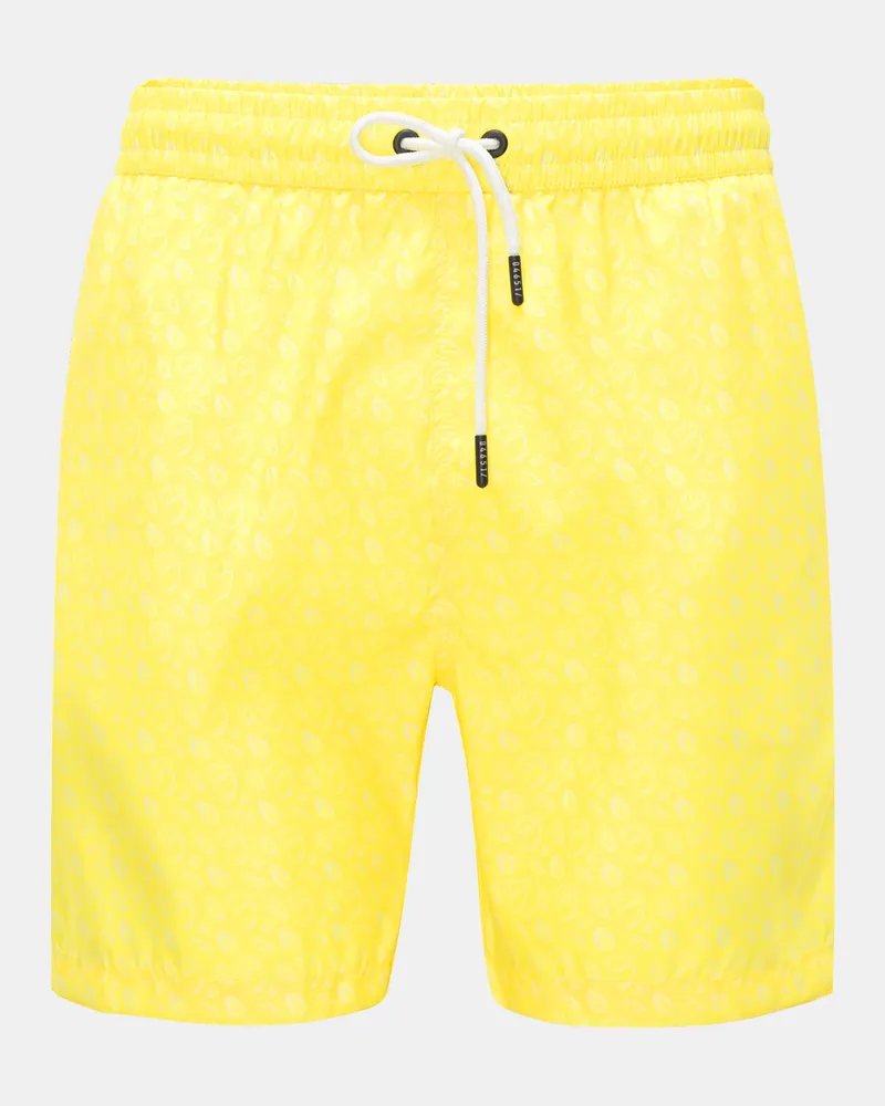 04651/ Herren - Badeshorts gelb gemustert Gelb
