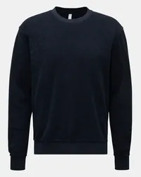 04651/ Frottee Rundhals-Sweatshirt navy Navy