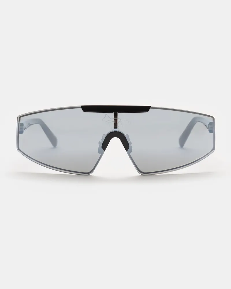 CHIMI Herren - Sonnenbrille 'Shield Black Kitsuné' schwarz/grau Schwarz