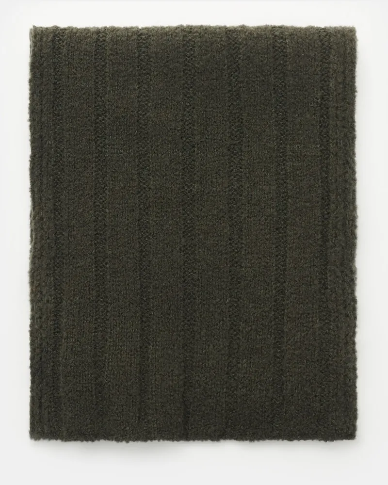 04651/ Herren - Schal 'Chunky Scarf' dark olive Dark