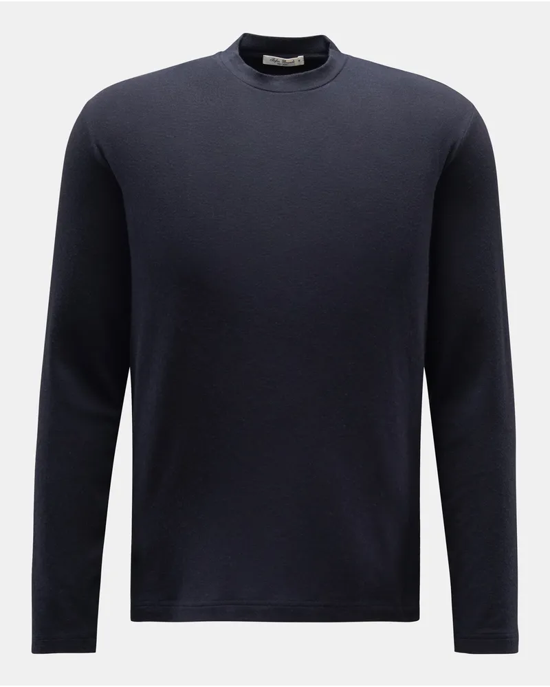 Stefan Brandt Rundhals-Longsleeve 'Eli' navy Navy