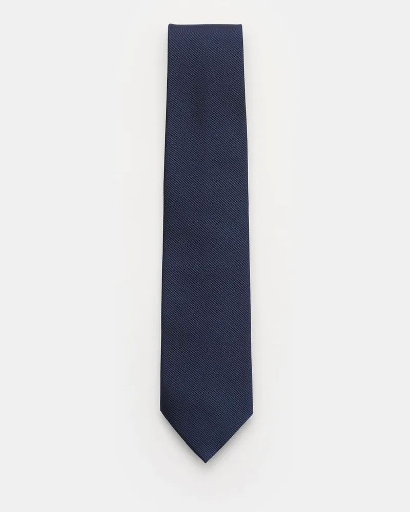 Bigli Herren - Seidenkrawatte 'Senna' navy Navy