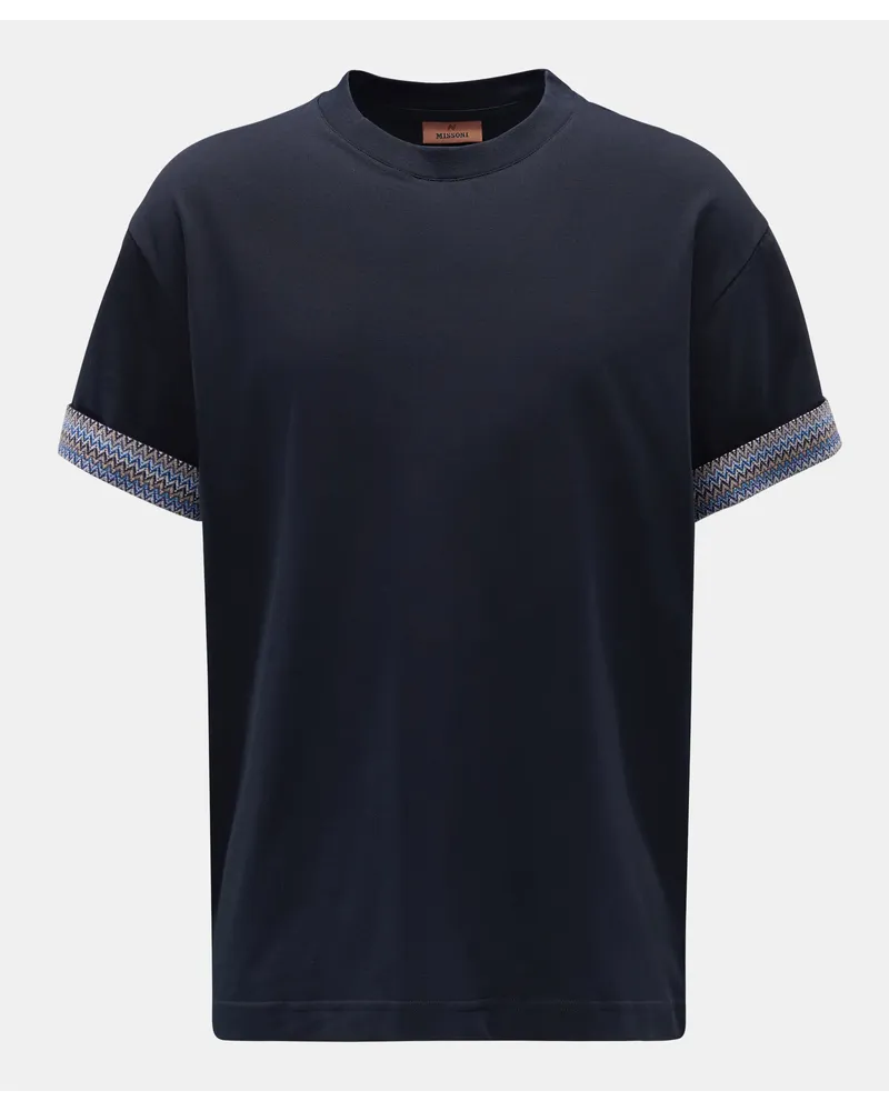 Missoni Rundhals-T-Shirt navy Navy