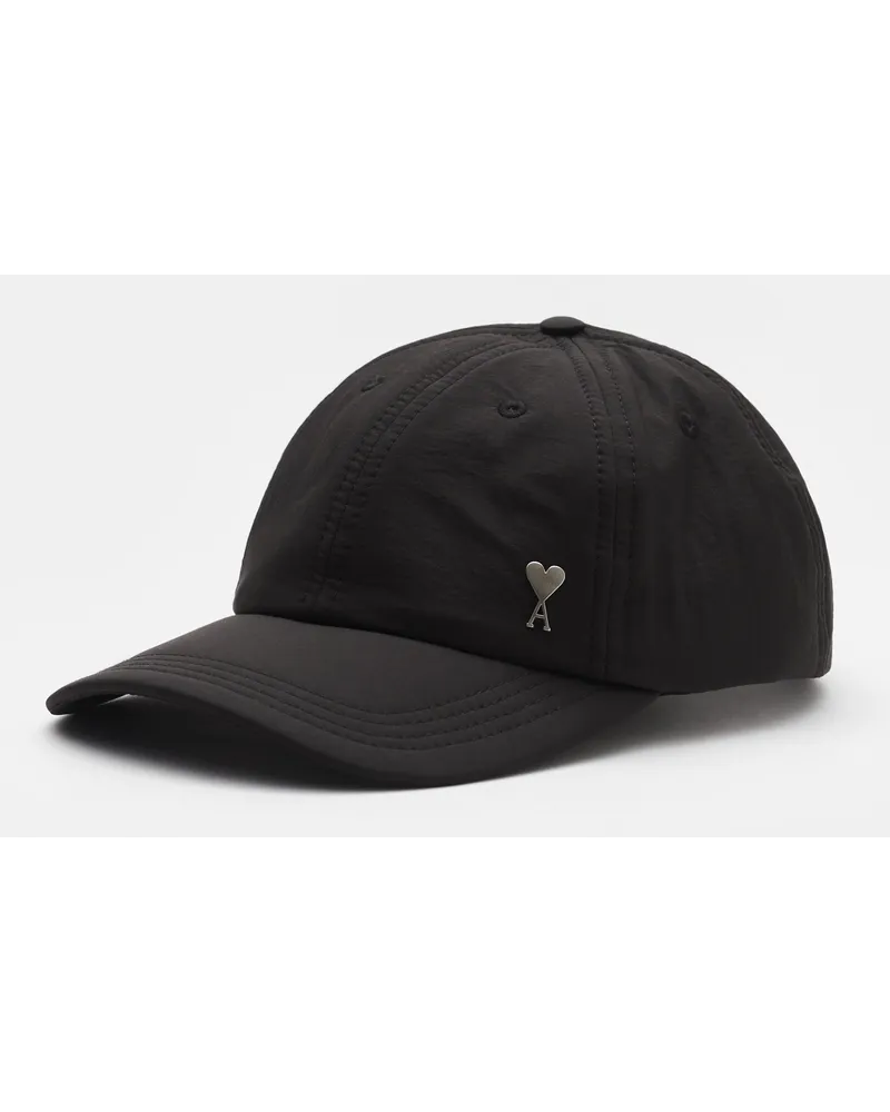 AMI Paris Baseball-Cap 'Ami de Cœur' schwarz Schwarz