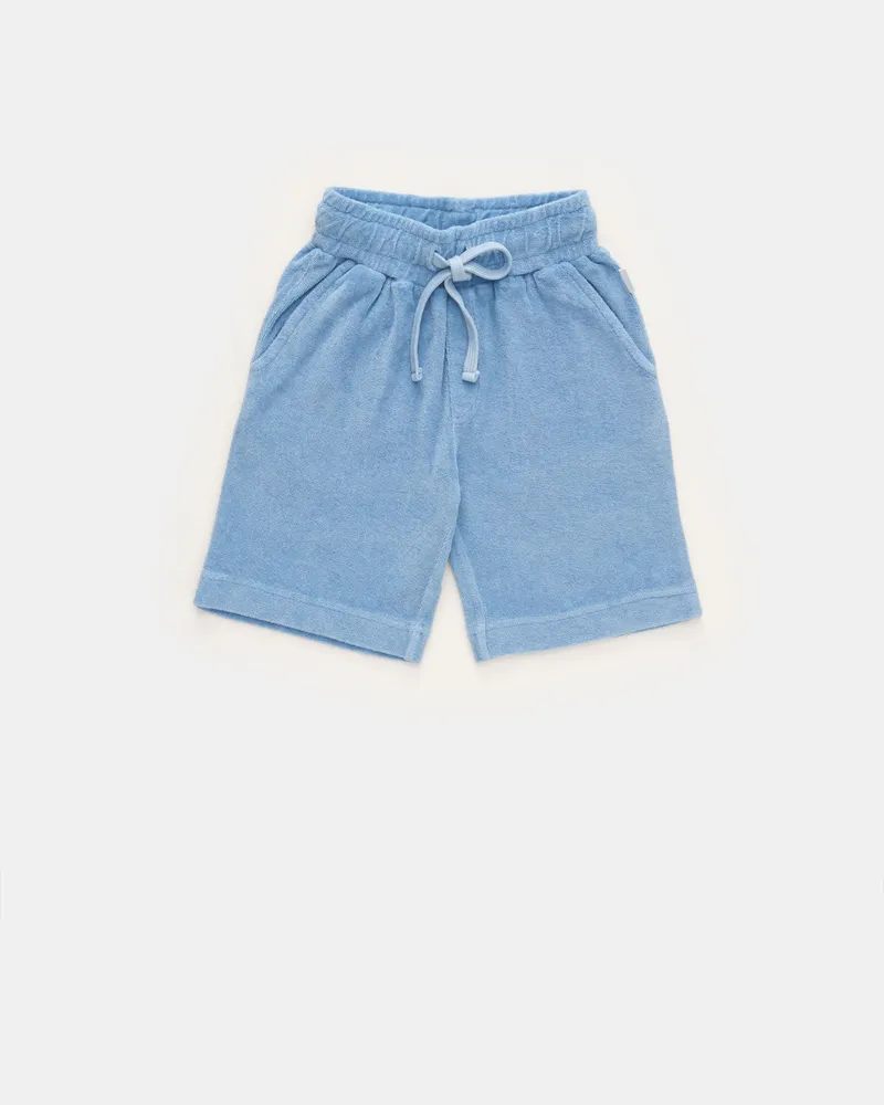 04651/ Herren - Kinder Frottee-Bermudas 'Kids Terry Bermuda' hellblau Hellblau