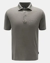 04651/ Leinen-Poloshirt grau Grau