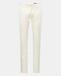 Jacob Cohën Chino 'Bobby' creme Creme