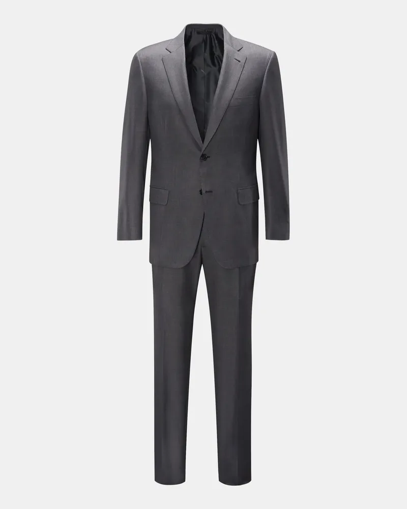 Brioni Herren - Anzug 'Brunico' dunkelgrau Dunkelgrau
