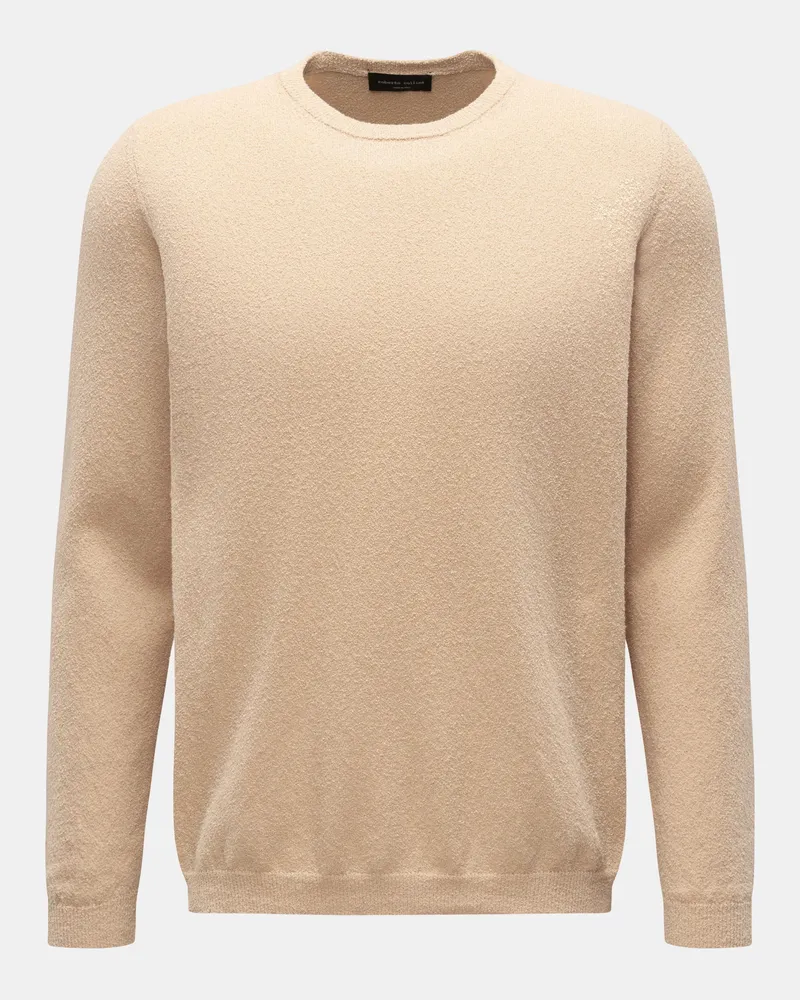 Roberto Collina Herren - Rundhals-Pullover beige Beige