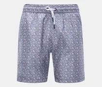 Herren - Badeshorts grau gemustert