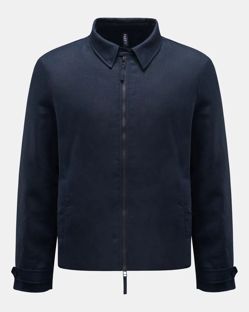 04651/ Herren - Jacke 'Linen Blouson' navy Navy