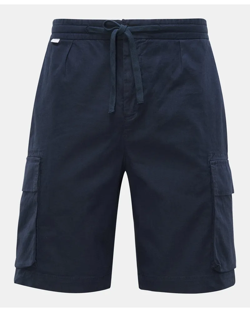 04651/ Cargo-Bermudas 'Linen' navy Navy