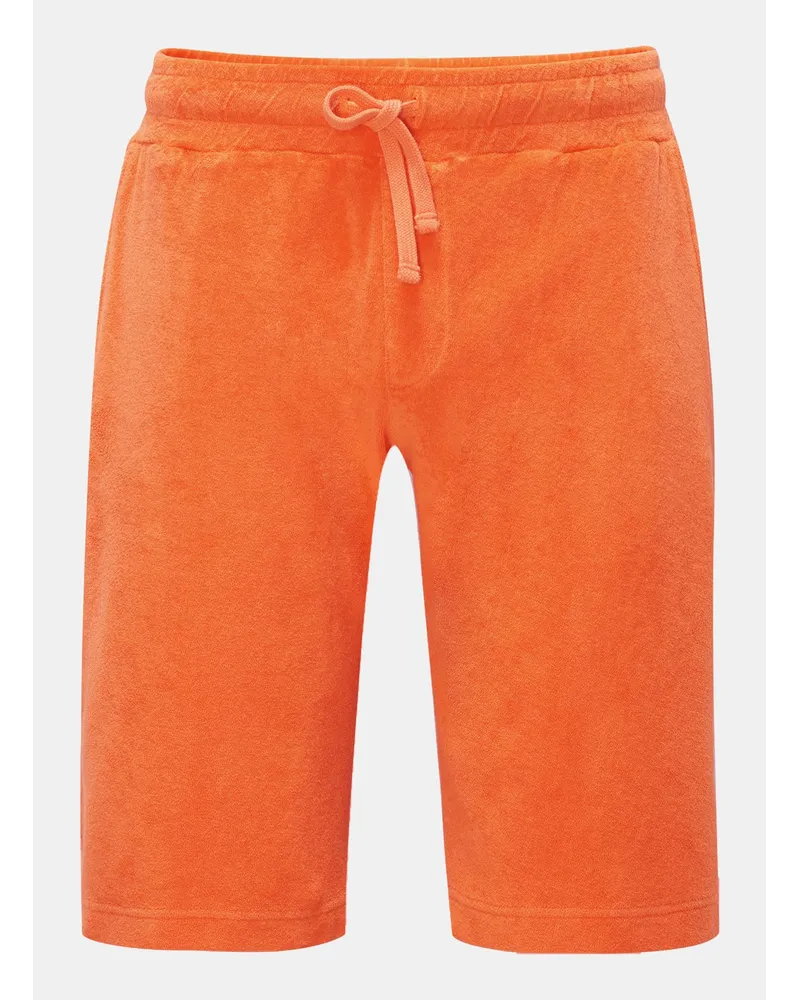 04651/ Frottee-Bermudas 'Oyster' orange Orange