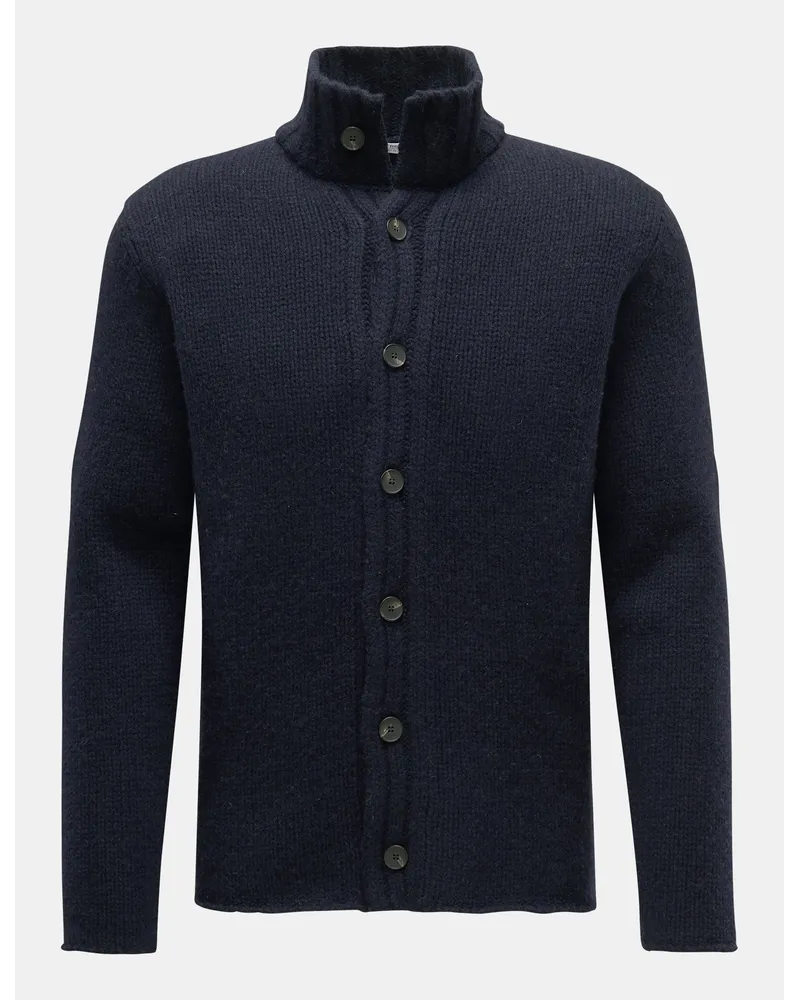 von BRAUN Cashmere Cardigan dark navy Dark