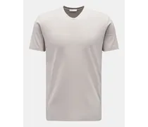 V-Neck T-Shirt 'Hape' beige