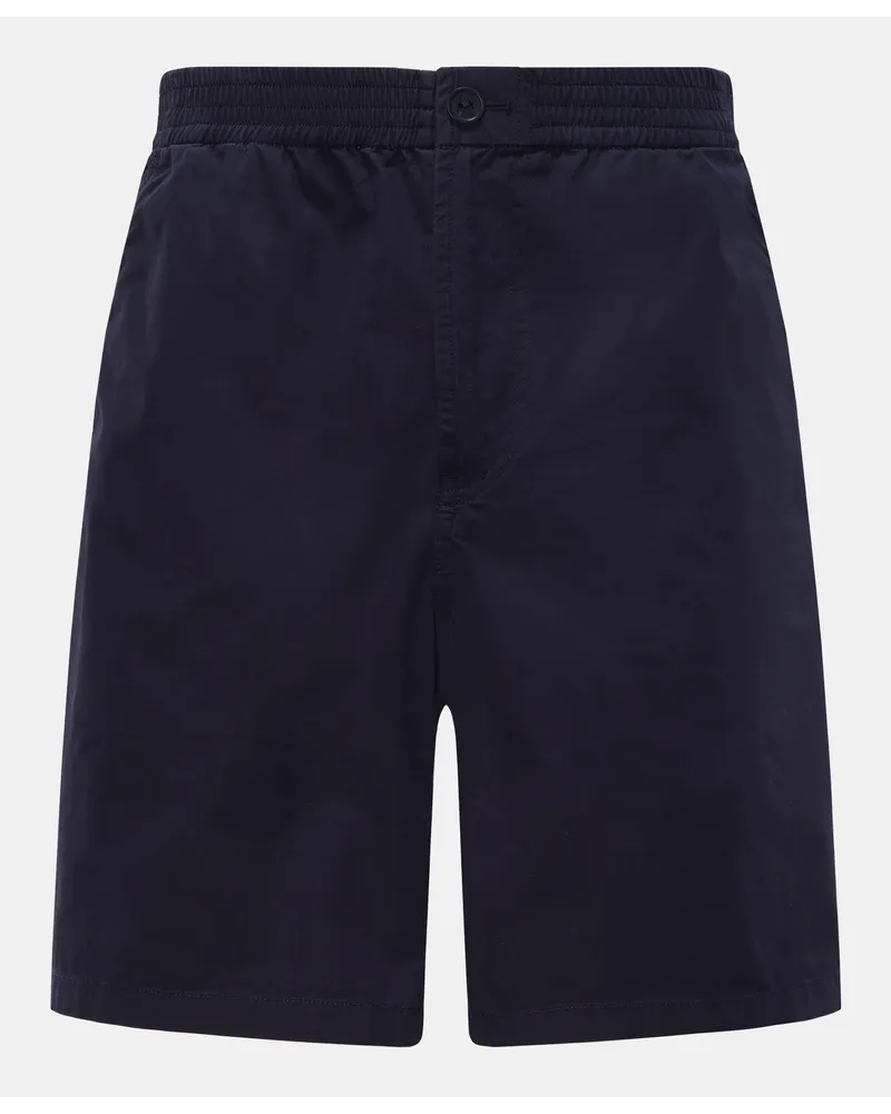 A.P.C. Baumwollshorts navy Navy