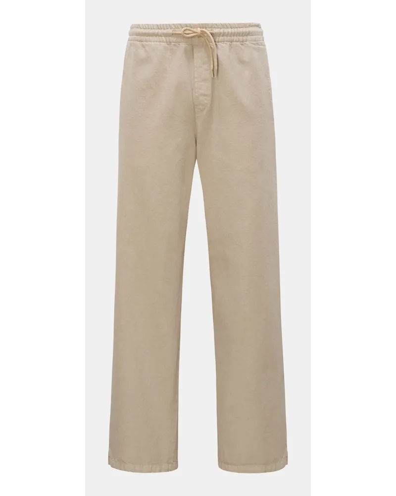 A.P.C. Twill-Joggpants 'Vincent' beige Beige