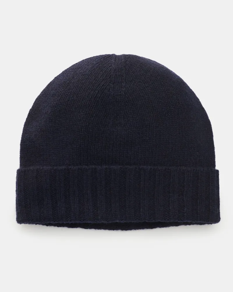 04651/ Herren - Cashmere Mütze navy Navy