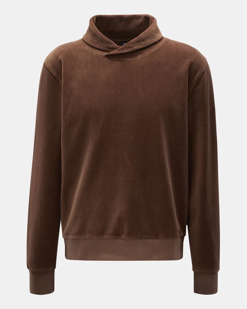 04651/ Herren - Sweatshirt 'soft Cord Turtle' braun Braun
