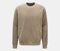 Herren - Fleece-Rundhals-Sweatshirt 'PF Crew' taupe