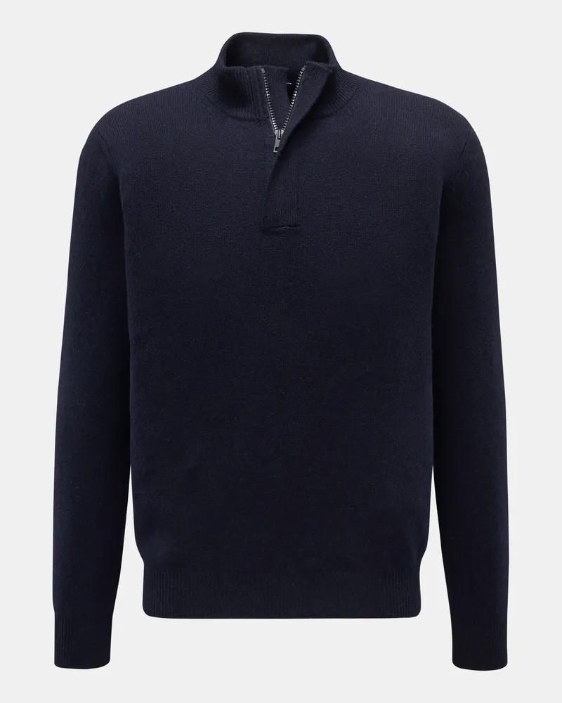 04651/ Herren - Cashmere Troyer navy Navy
